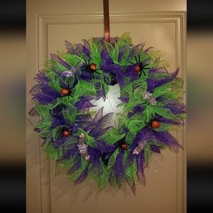 Mesh Halloween Wreath